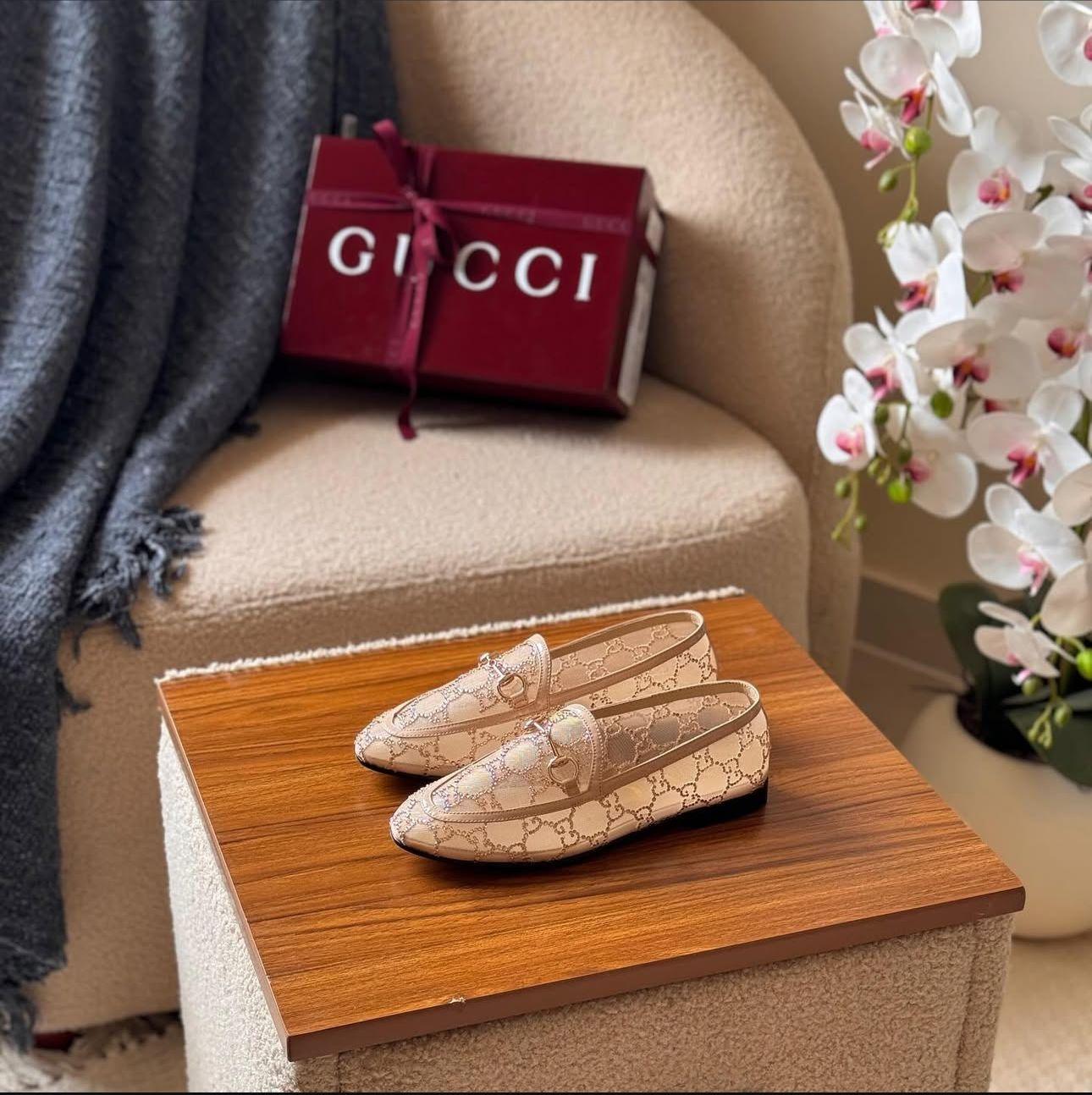 FIRST COPY GUCCI SWAROVSKI LOAFERS FOR MEN