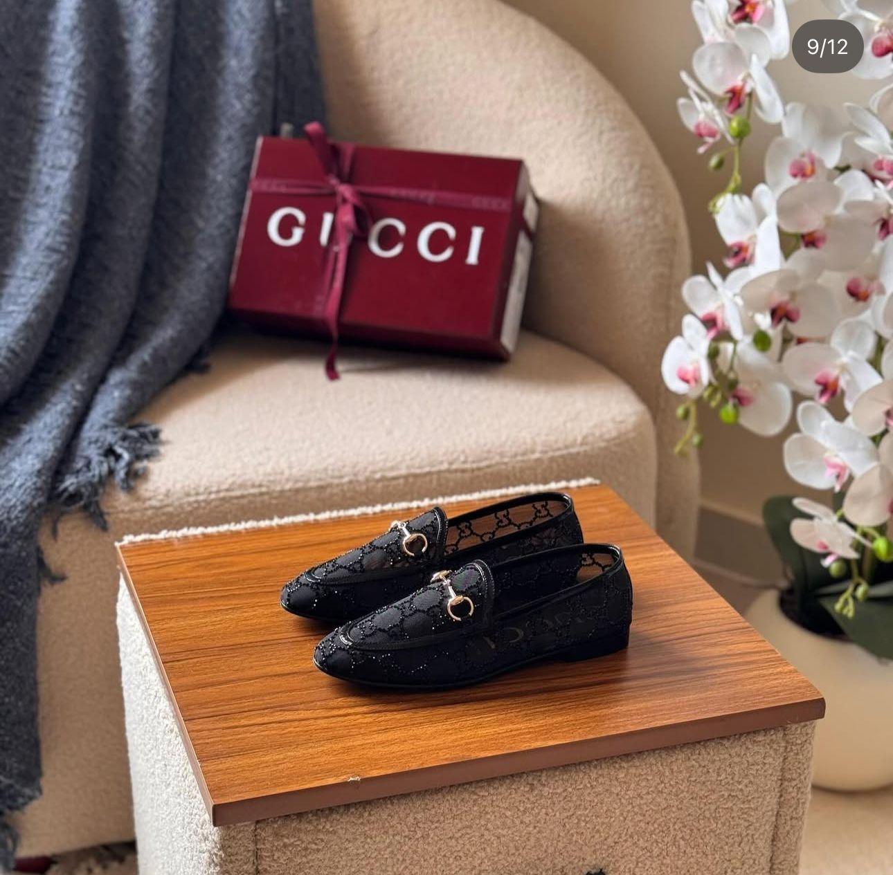FIRST COPY GUCCI SWAROVSKI LOAFERS FOR MEN - Image 3