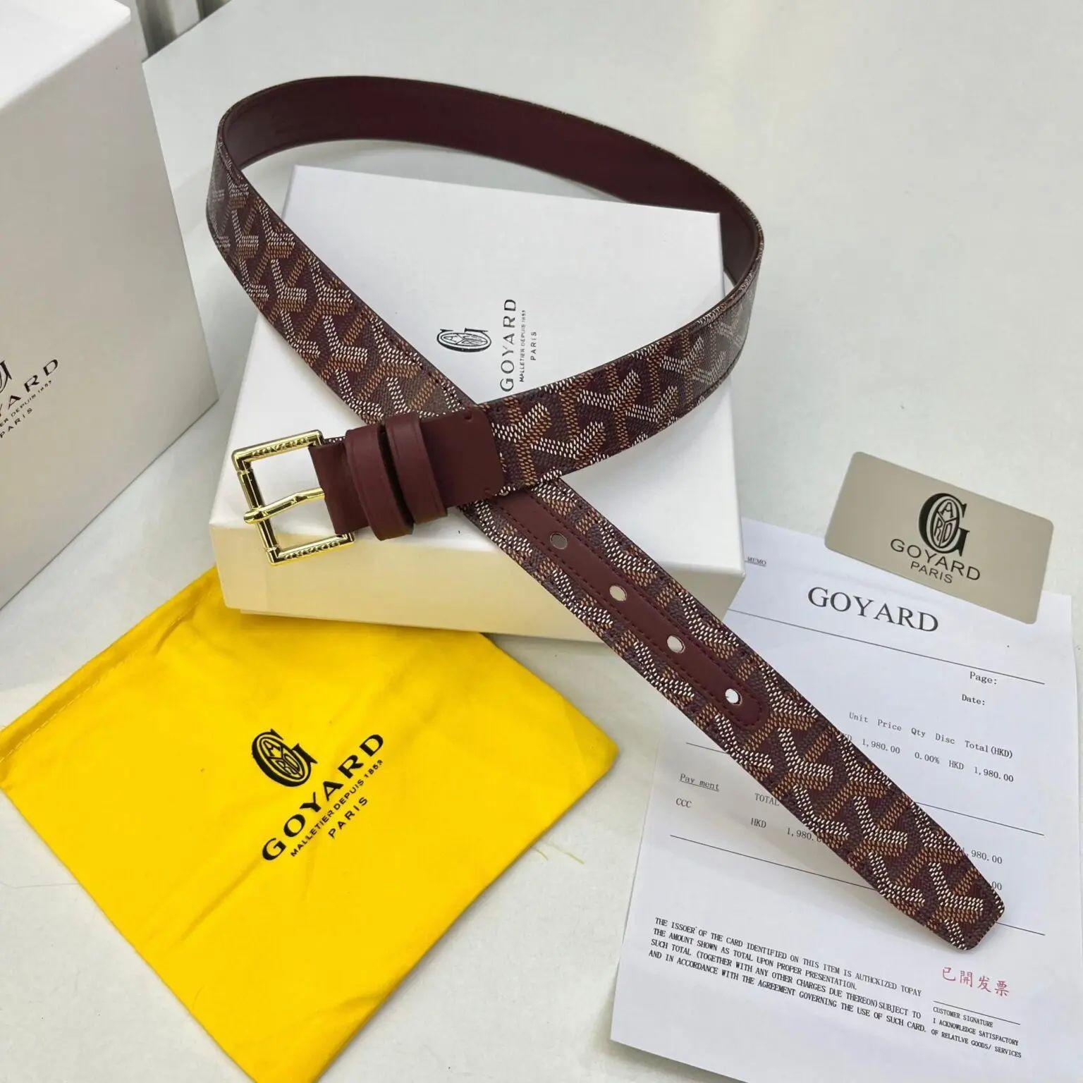 FIRST COPY Goyard Monogram Women's Belt - Image 3