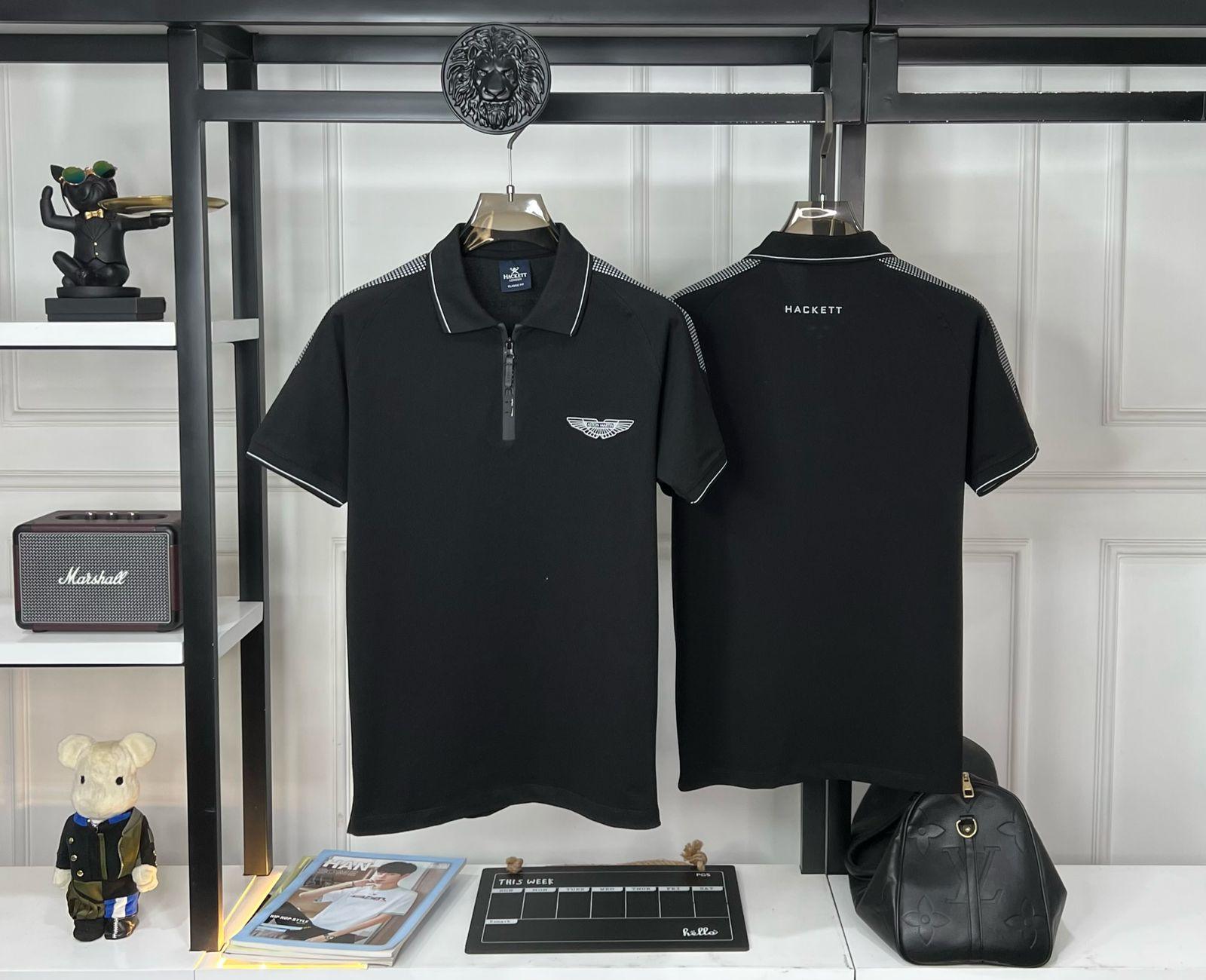 FIRST COPY HACKETT COTTON LYCRA POLOS T-SHIRT - Image 3