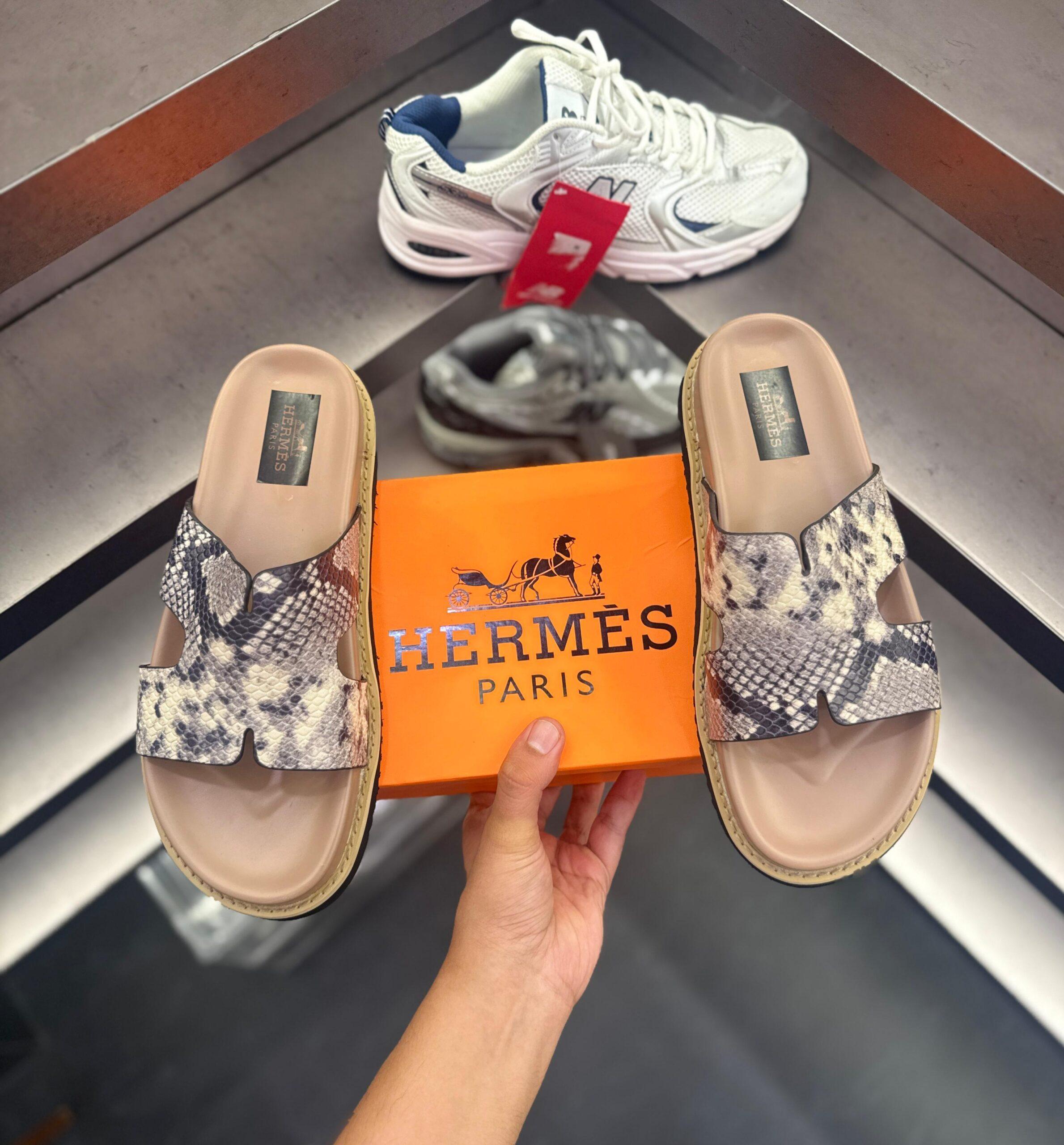 FIRST COPY HERMES-PARIS AESTHETIC MULES FOR MEN - Image 12