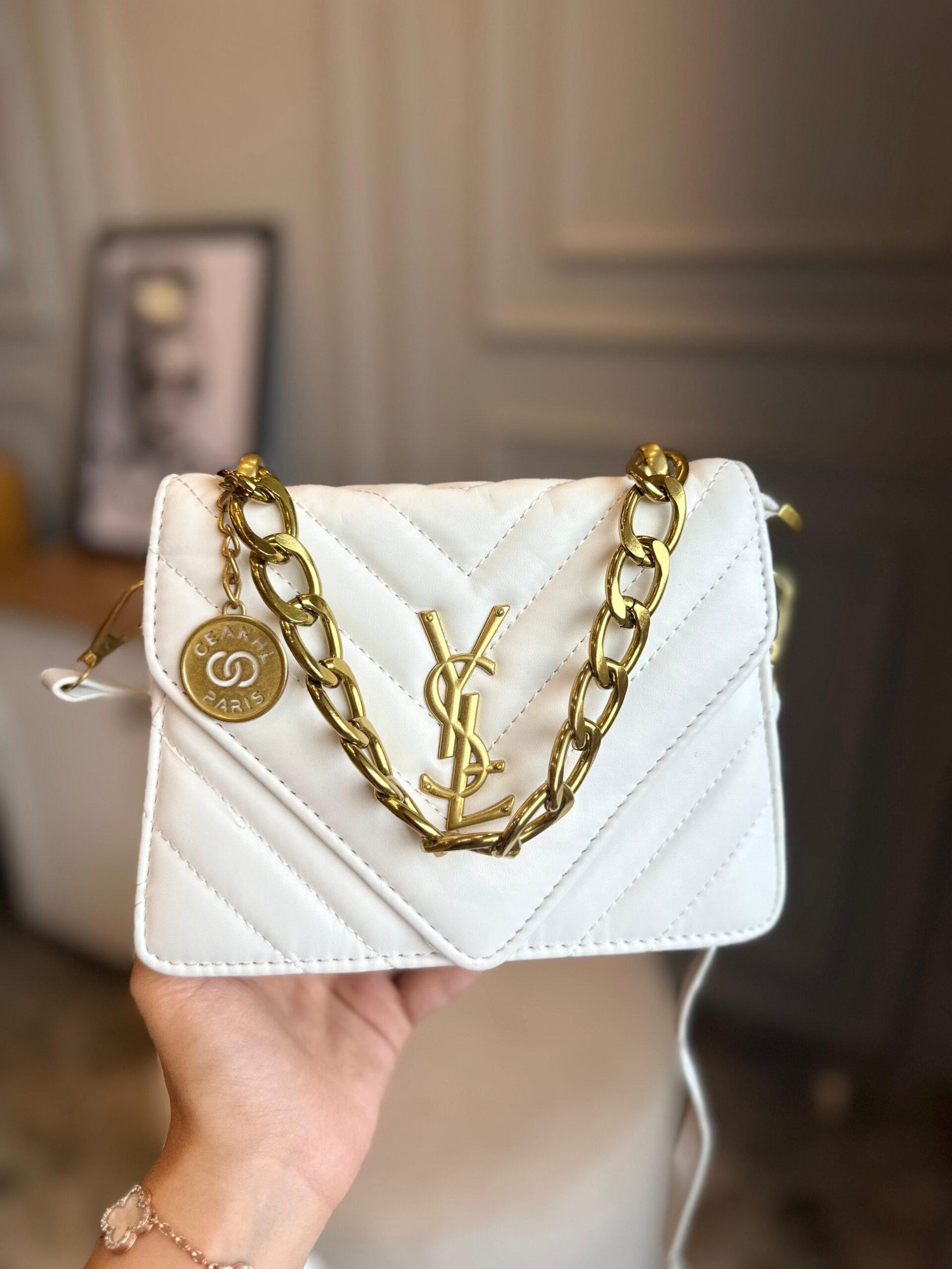 FIRST COPY LOUIS VUITTON AND YSL CHAIN SLING BAG - Image 6