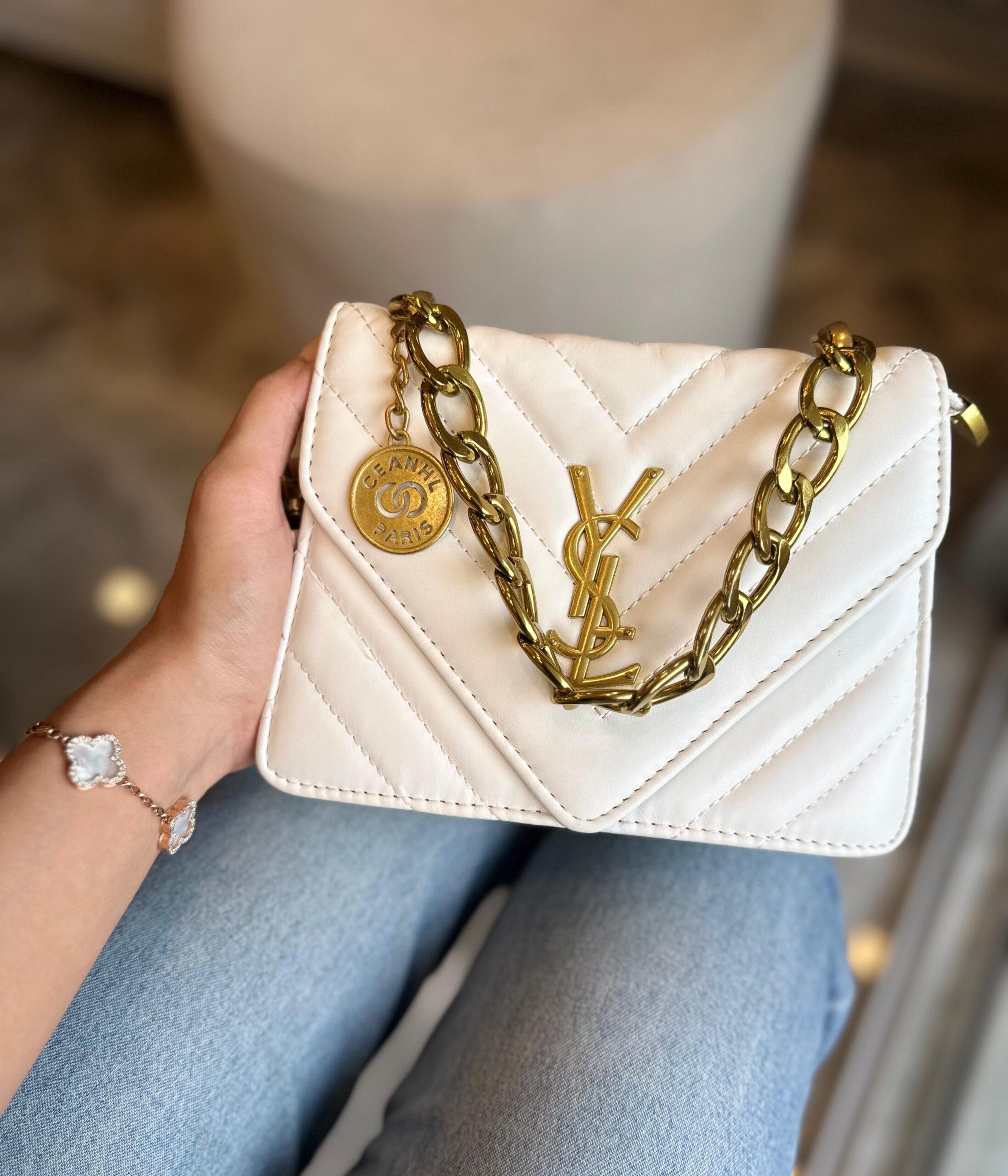 FIRST COPY LOUIS VUITTON AND YSL CHAIN SLING BAG - Image 9