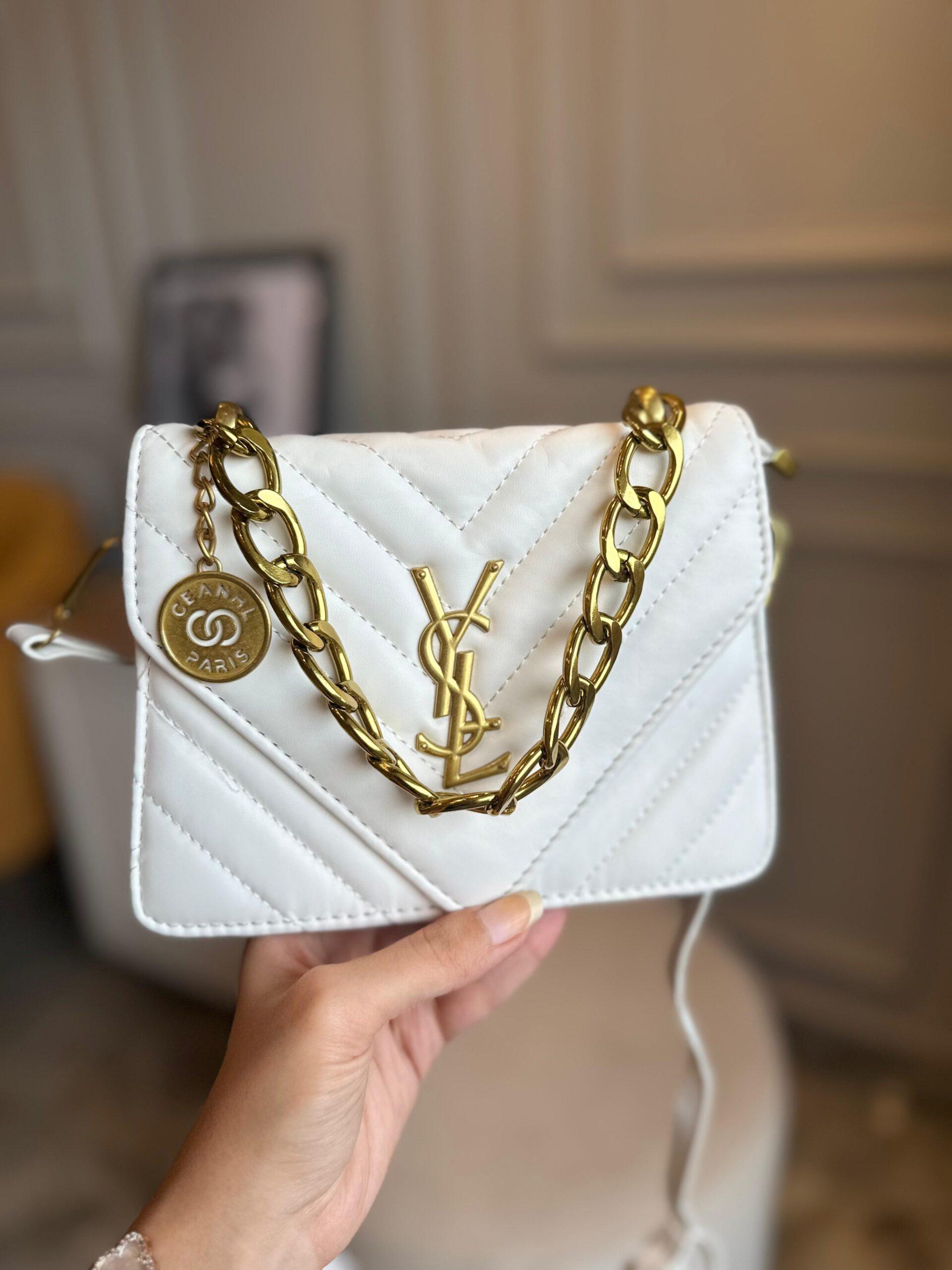 FIRST COPY LOUIS VUITTON AND YSL CHAIN SLING BAG - Image 5