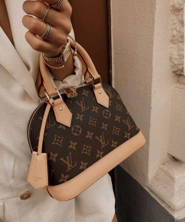 FIRST COPY LOUIS VUITTON MONO ALMA BROWN HAND BAG - Image 3