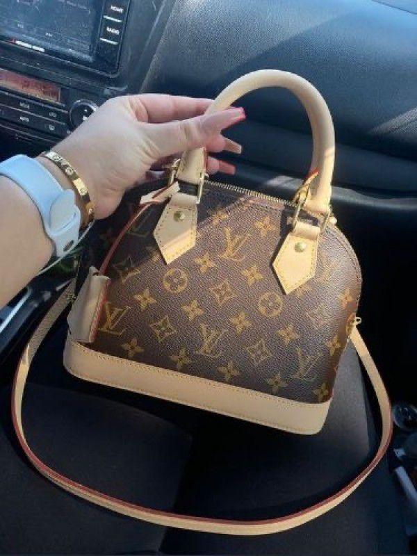 FIRST COPY LOUIS VUITTON MONO ALMA BROWN HAND BAG - Image 6