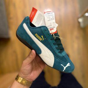 FIRST COPY PUMA SPEED CAT DARK GREEN FOR GIRLS