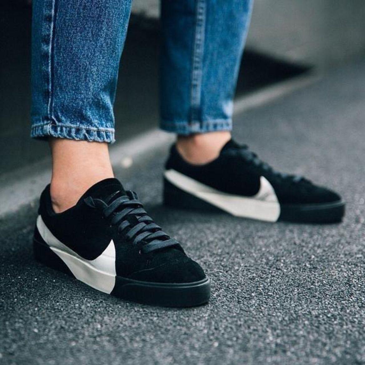 FIRST COPY Nike Blazer City Black & White For Men - Image 2