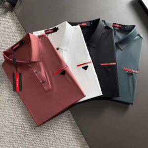 FIRST COPY PRADA IMPORTED LYCRA POLOS T-SHIRT