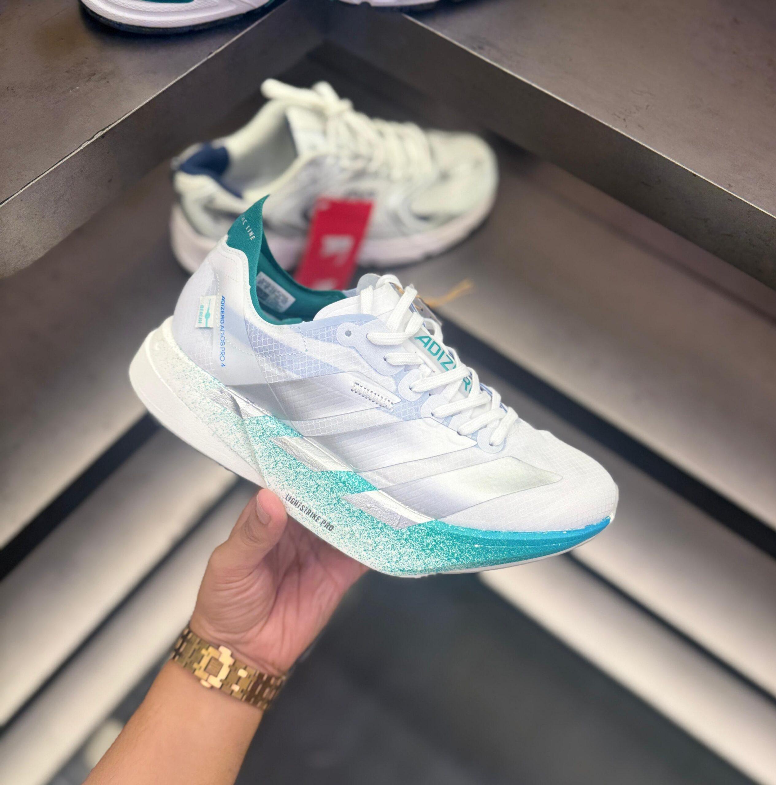 FIRST COPY ADIDAS ADIOS BERLIN SILVER GREEN