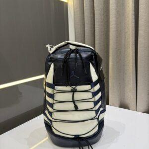 FIRST COPY AIR JORDAN 10 WHITE BLUE UNISEX CLASSIC BAGPACK