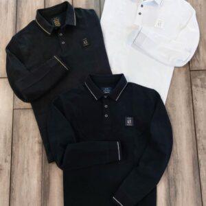 FIRST COPY ARMANI EXCHANGE IMPORTED FULL SLEEVES POLO TEES