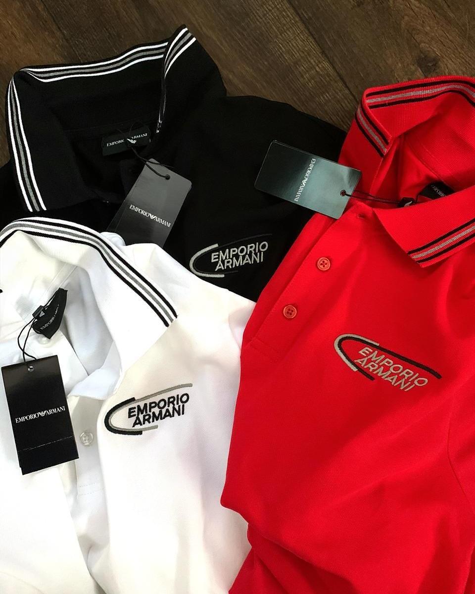 FIRST COPY ARMANI IMPORTED LYCRA POLOS T-SHIRT - Image 5