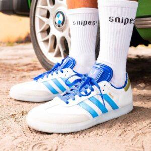 FIRST COPY Adidas Lionel Messi X Samba WhiteBlue Unisex