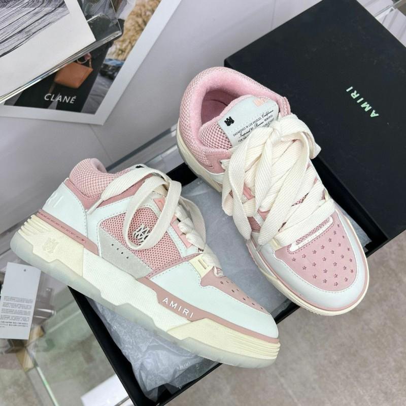 FIRST COPY Amiri MA-2 White/Pink For Woman