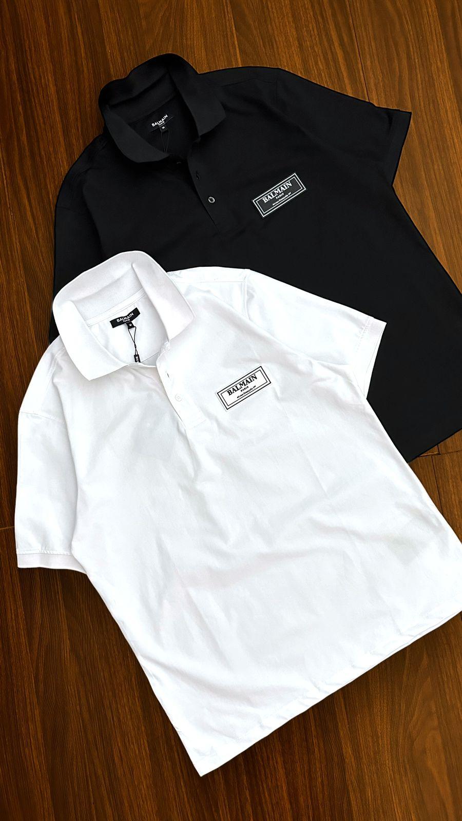 FIRST COPY BALMAIN PARIS IMPORTED QUALITY EXCLUSIVE POLO TEES - Image 5