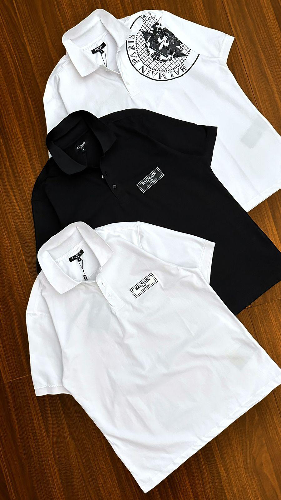 FIRST COPY BALMAIN PARIS IMPORTED QUALITY EXCLUSIVE POLO TEES - Image 6