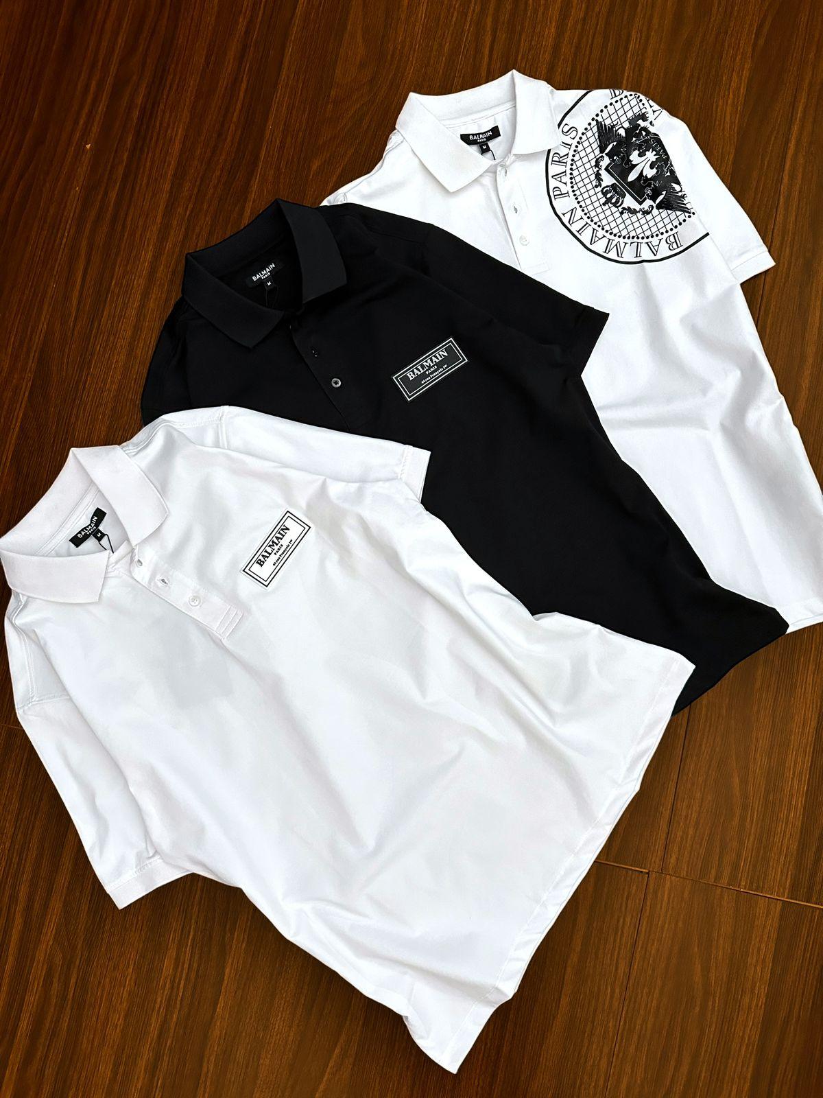 FIRST COPY BALMAIN PARIS IMPORTED QUALITY EXCLUSIVE POLO TEES - Image 7