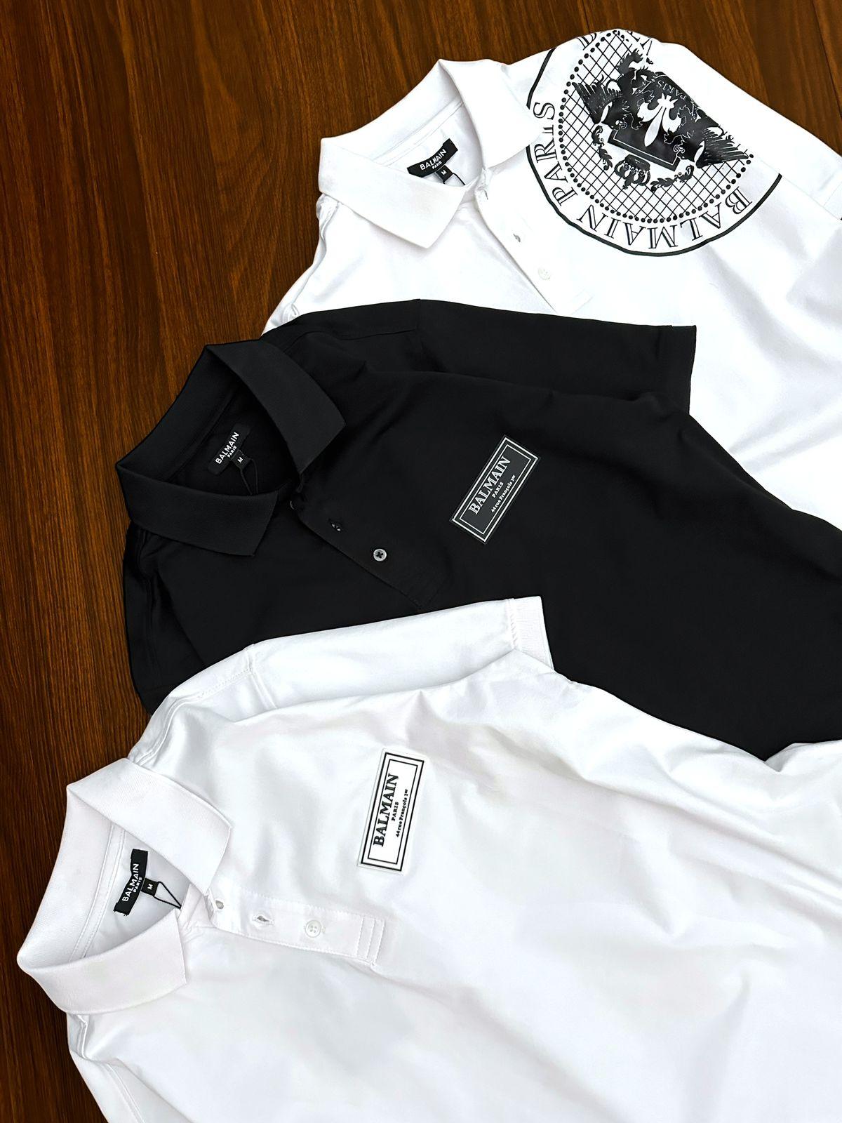 FIRST COPY BALMAIN PARIS IMPORTED QUALITY EXCLUSIVE POLO TEES - Image 8