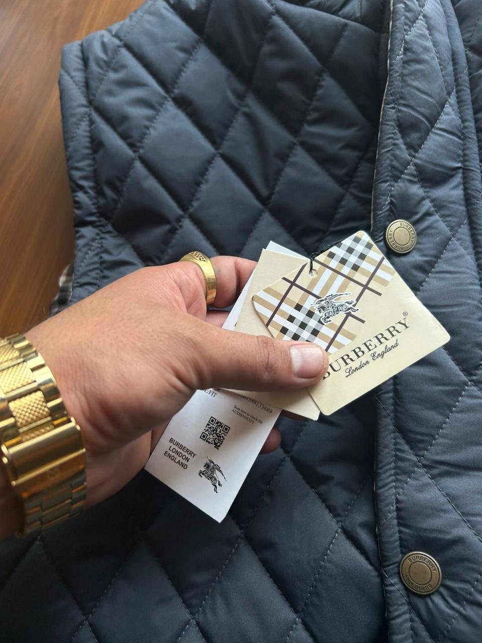 FIRST COPY BURBERRY BARFI CUT HALF JACKET - Image 2