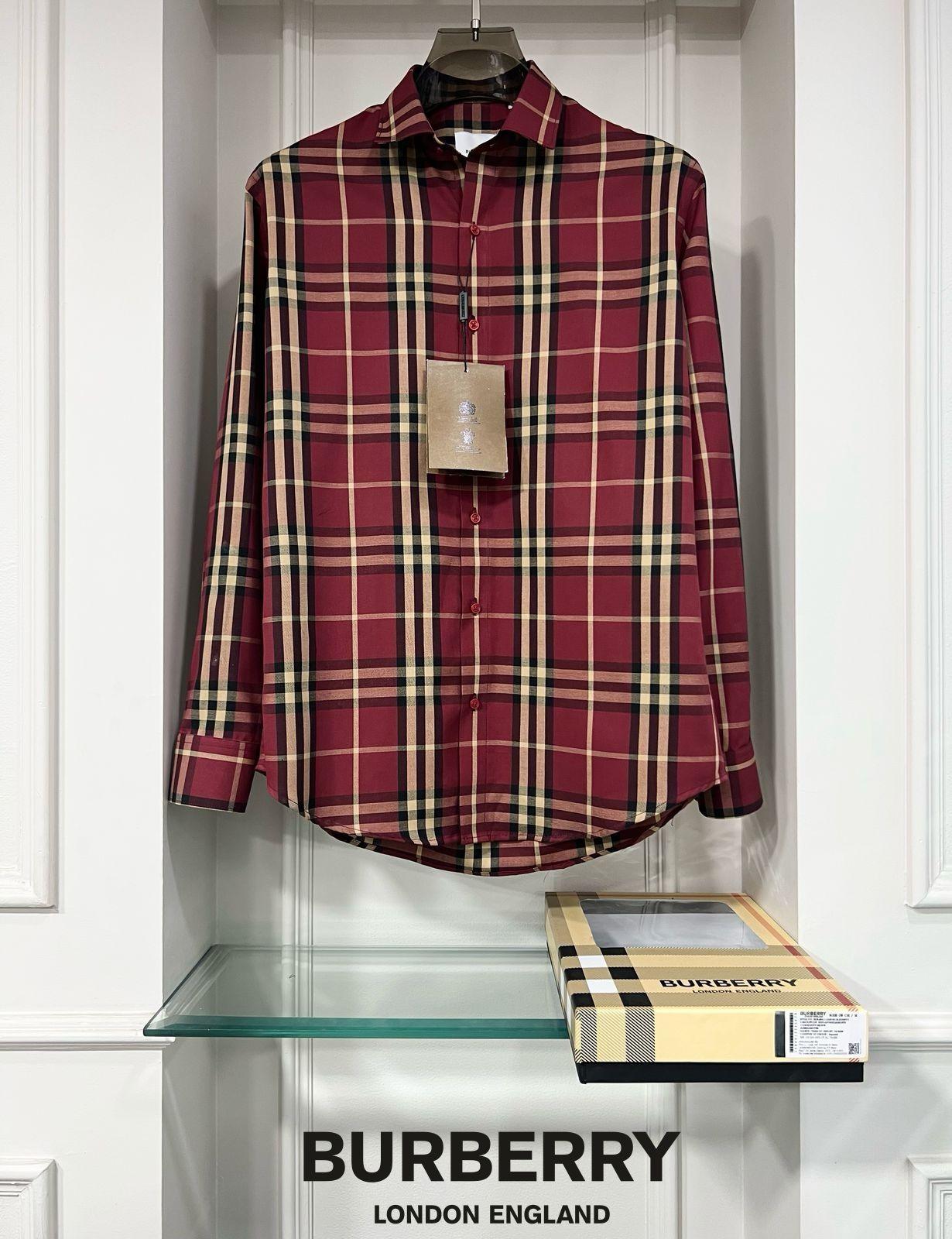 FIRST COPY BURBERRY EXCLUSIVE COTTON SHIRTS - Image 3