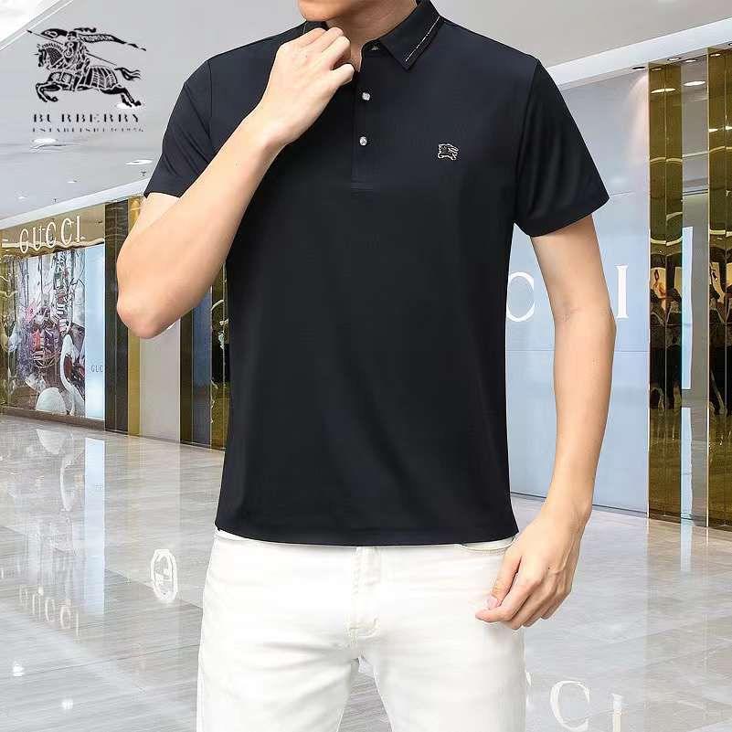 FIRST COPY BURBERRY IMPORTED LYCRA POLOS T-SHIRT - Image 2