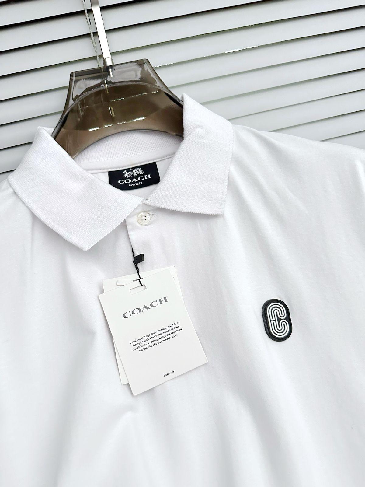 FIRST COPY COACH IMPORTED QUALITY EXCLUSIVE POLO TEES - Image 3