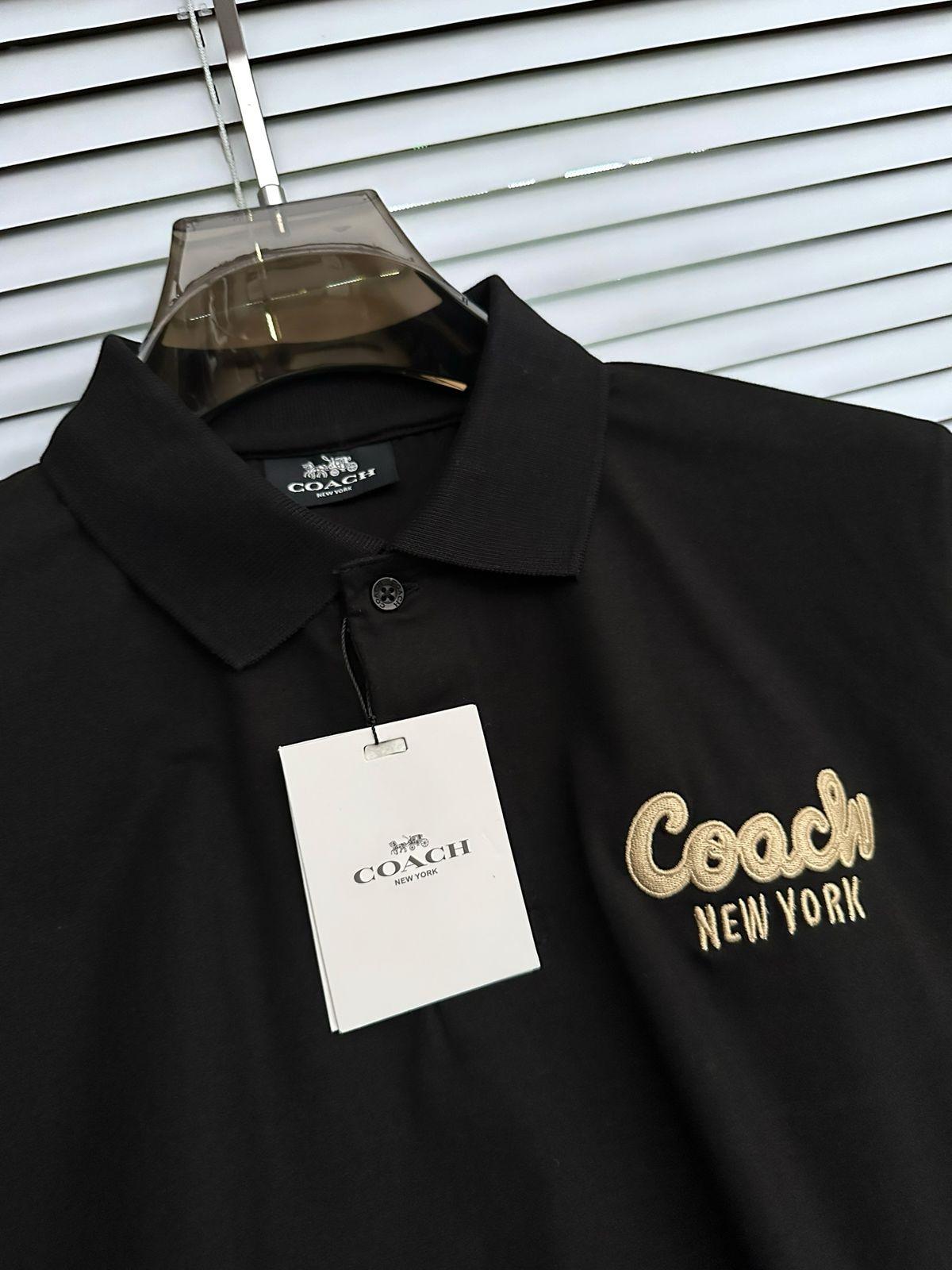 FIRST COPY COACH IMPORTED QUALITY EXCLUSIVE POLO TEES - Image 5