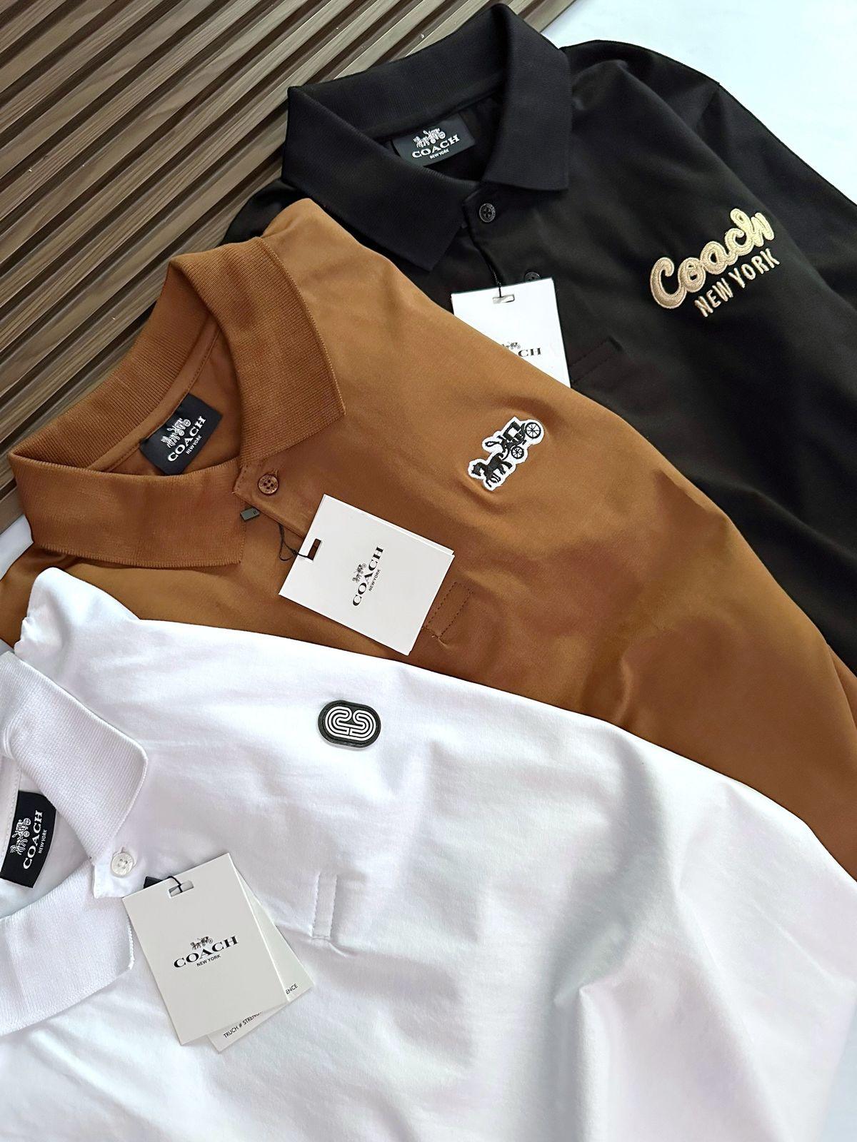 FIRST COPY COACH IMPORTED QUALITY EXCLUSIVE POLO TEES - Image 9