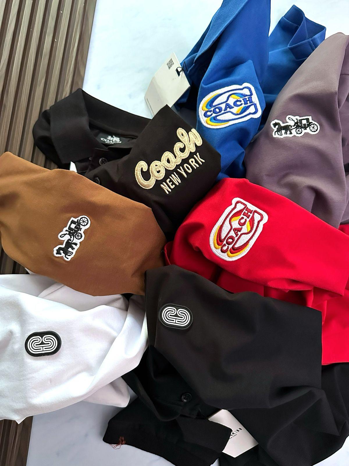 FIRST COPY COACH IMPORTED QUALITY EXCLUSIVE POLO TEES - Image 13