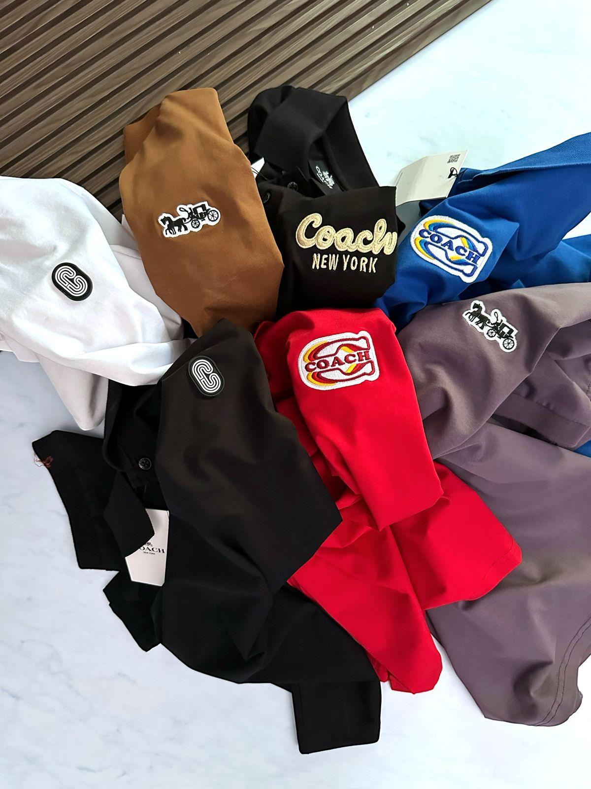 FIRST COPY COACH IMPORTED QUALITY EXCLUSIVE POLO TEES - Image 14