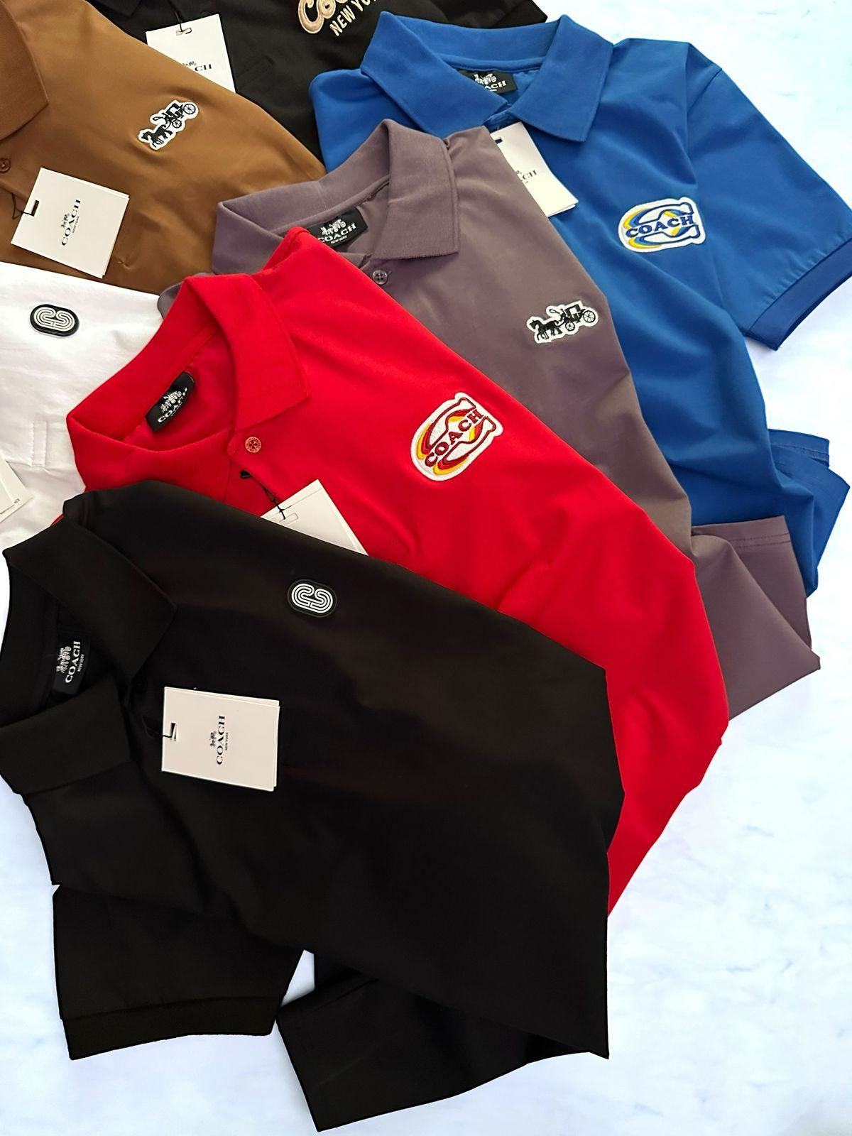 FIRST COPY COACH IMPORTED QUALITY EXCLUSIVE POLO TEES - Image 15