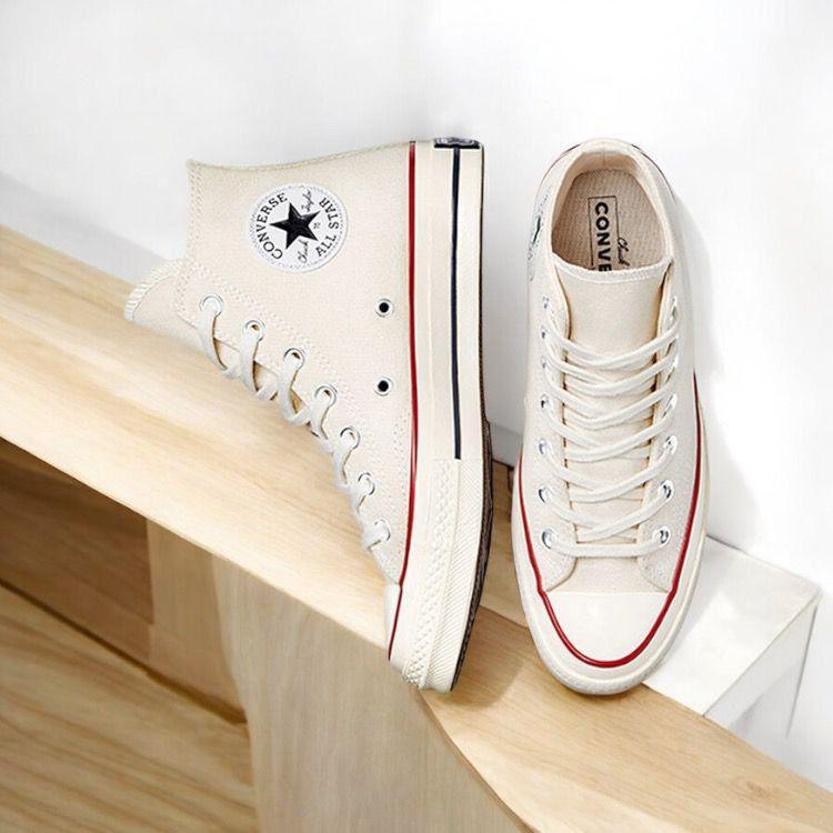 FIRST COPY CONVERSE CHUCK 70 MID TRIPLE WHITE - Image 3
