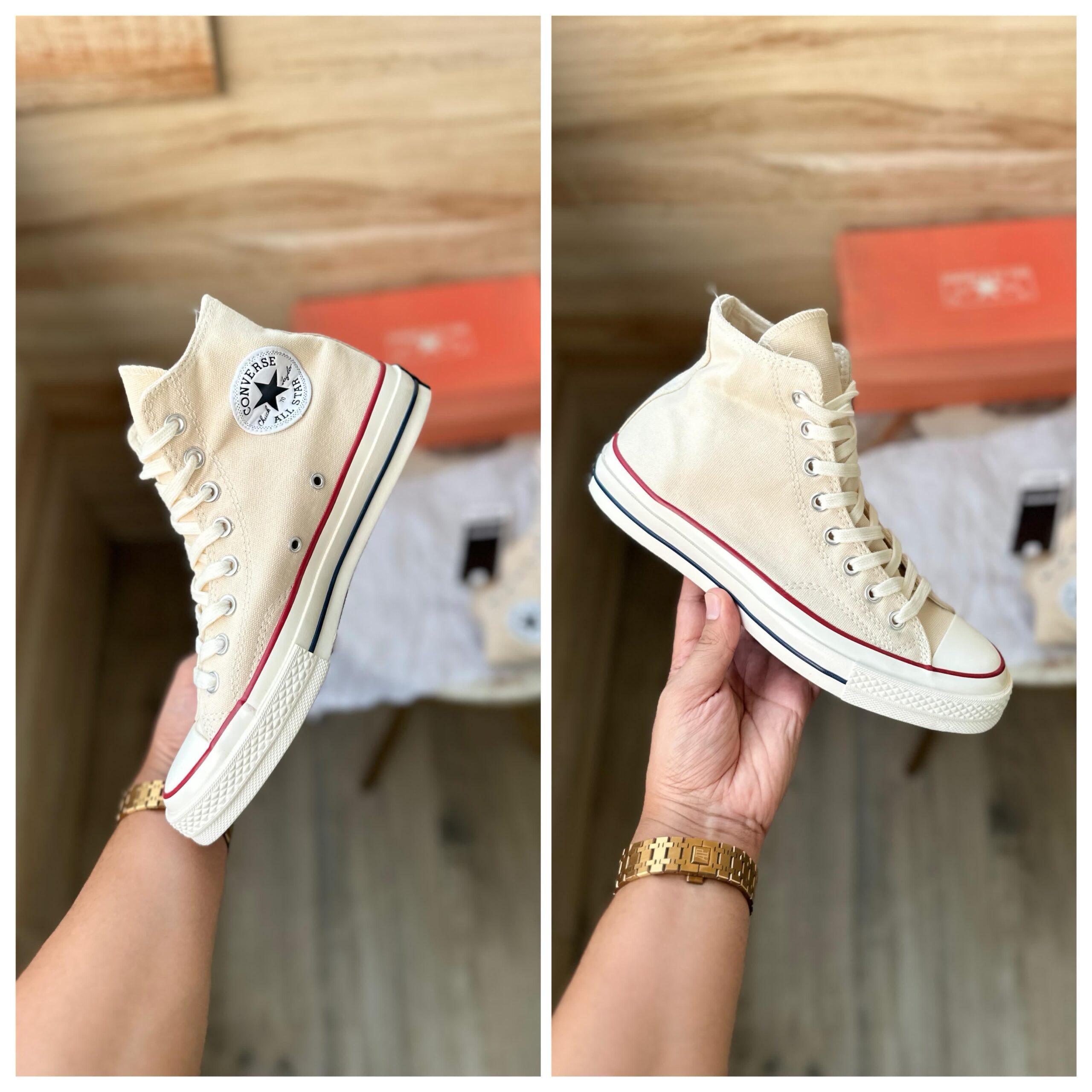 FIRST COPY CONVERSE CHUCK 70 MID TRIPLE WHITE - Image 5