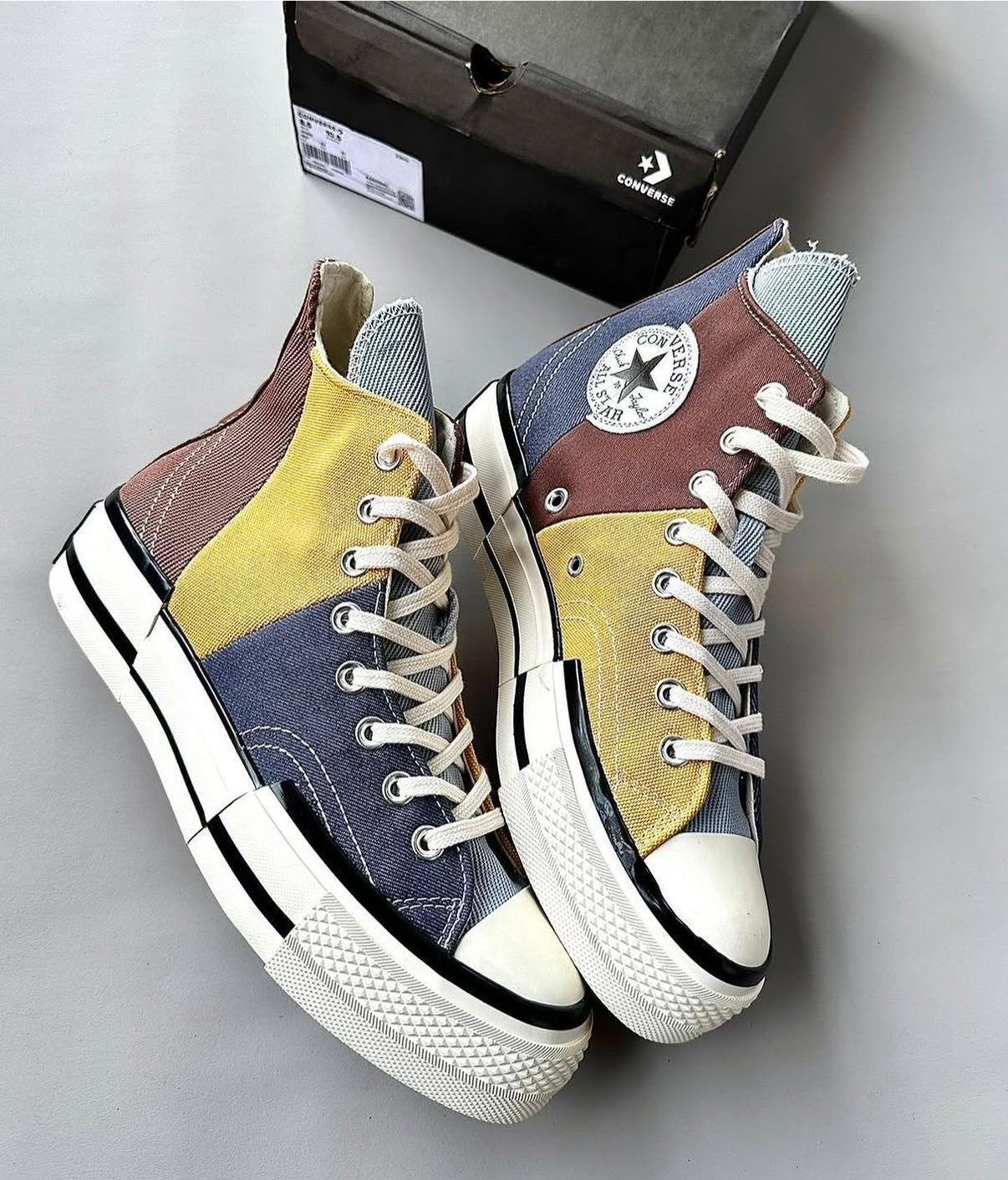 FIRST COPY CONVERSE CHUCK MID PLUS MULTI FOR MEN - Image 5