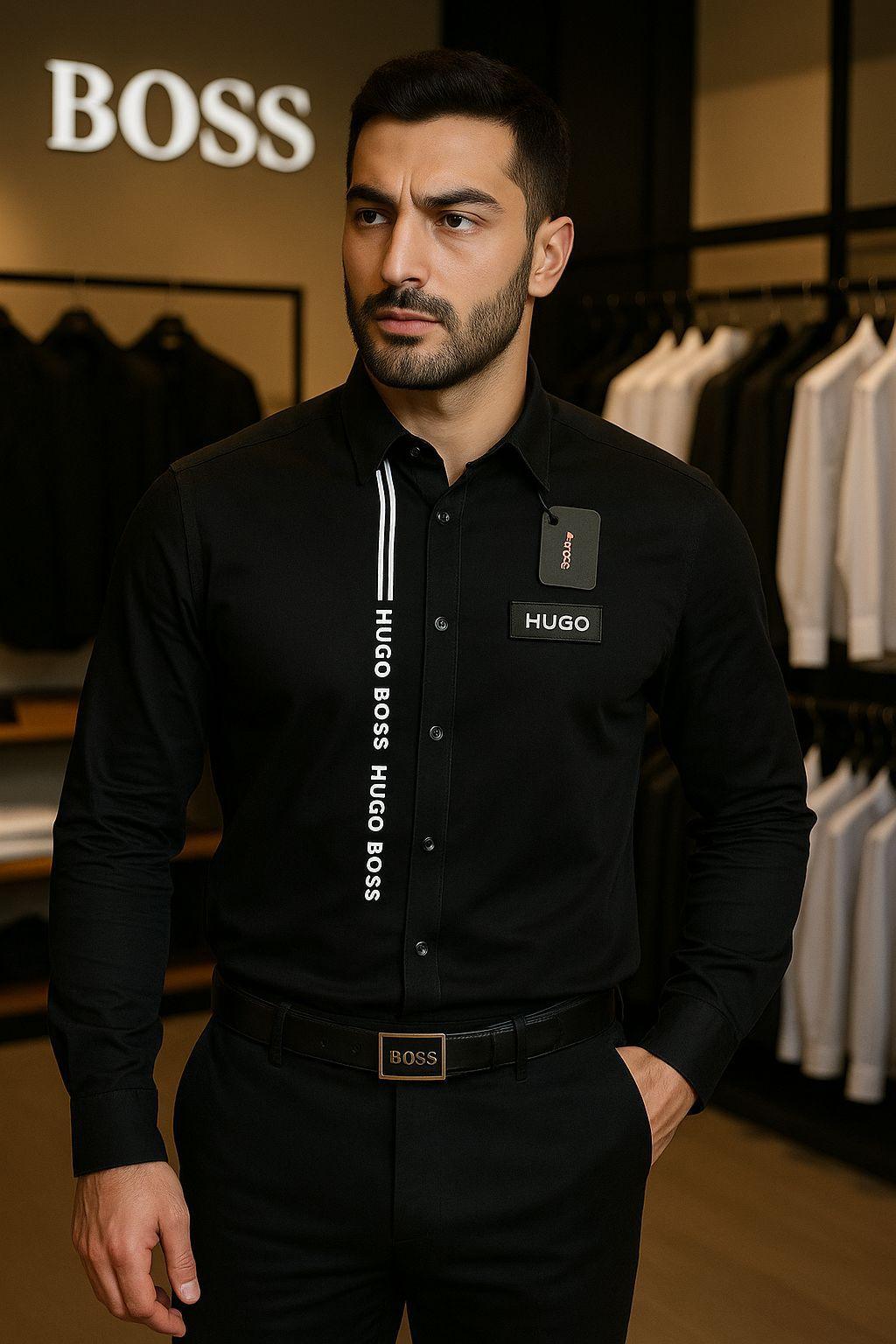 FIRST COPY HUGO BOSS PREMIUM SOFT SHIRTS - Image 2
