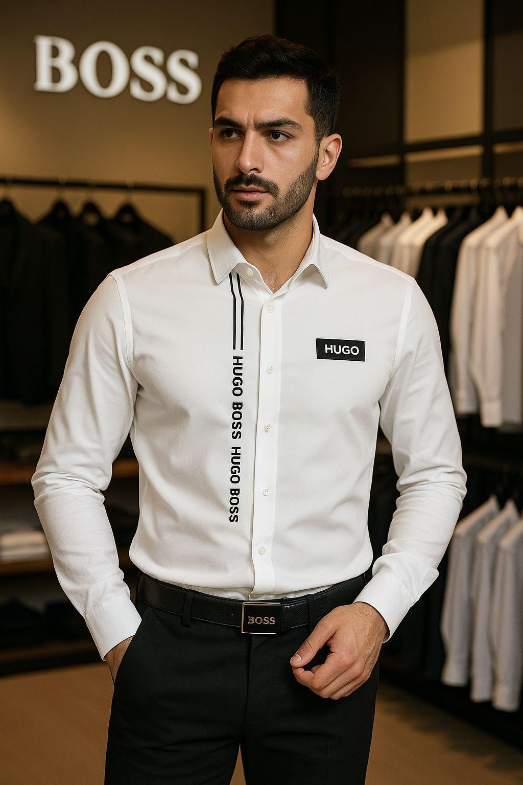FIRST COPY HUGO BOSS PREMIUM SOFT SHIRTS - Image 4