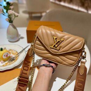 FIRST COPY LOUIS VUITTON BROWN PREMIUM GIFT SET BAG