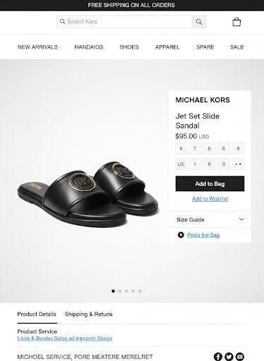 FIRST COPY MICHAEL KORS FLATS FOR WOMEN - Image 6