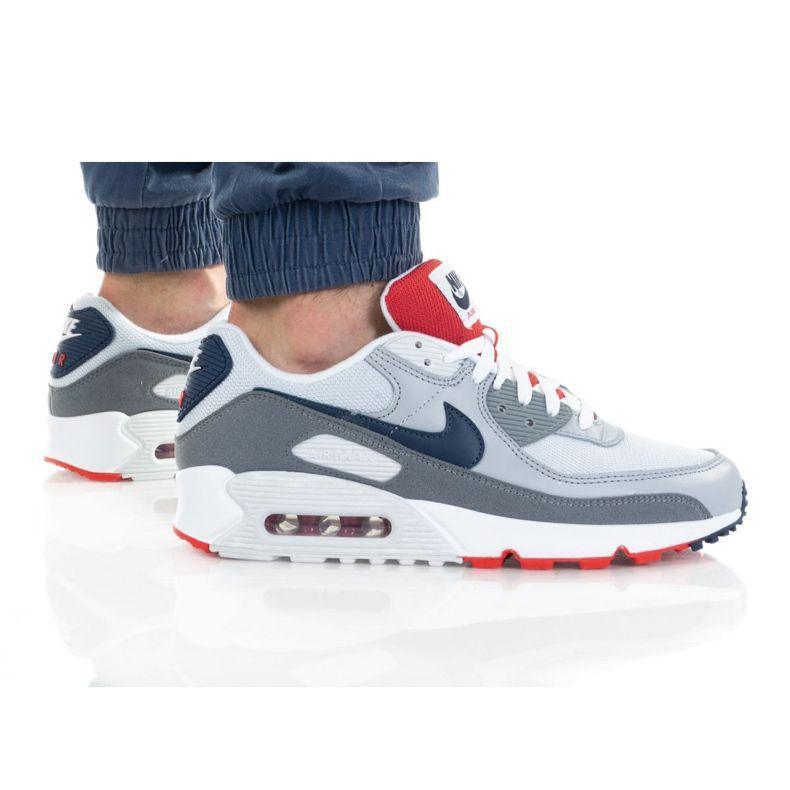 FIRST COPY NIKE AIRMAX 90 WHITE BLUE GREY FOR MEN - Image 2