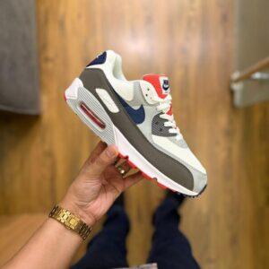 FIRST COPY NIKE AIRMAX 90 WHITE BLUE GREY FOR MEN