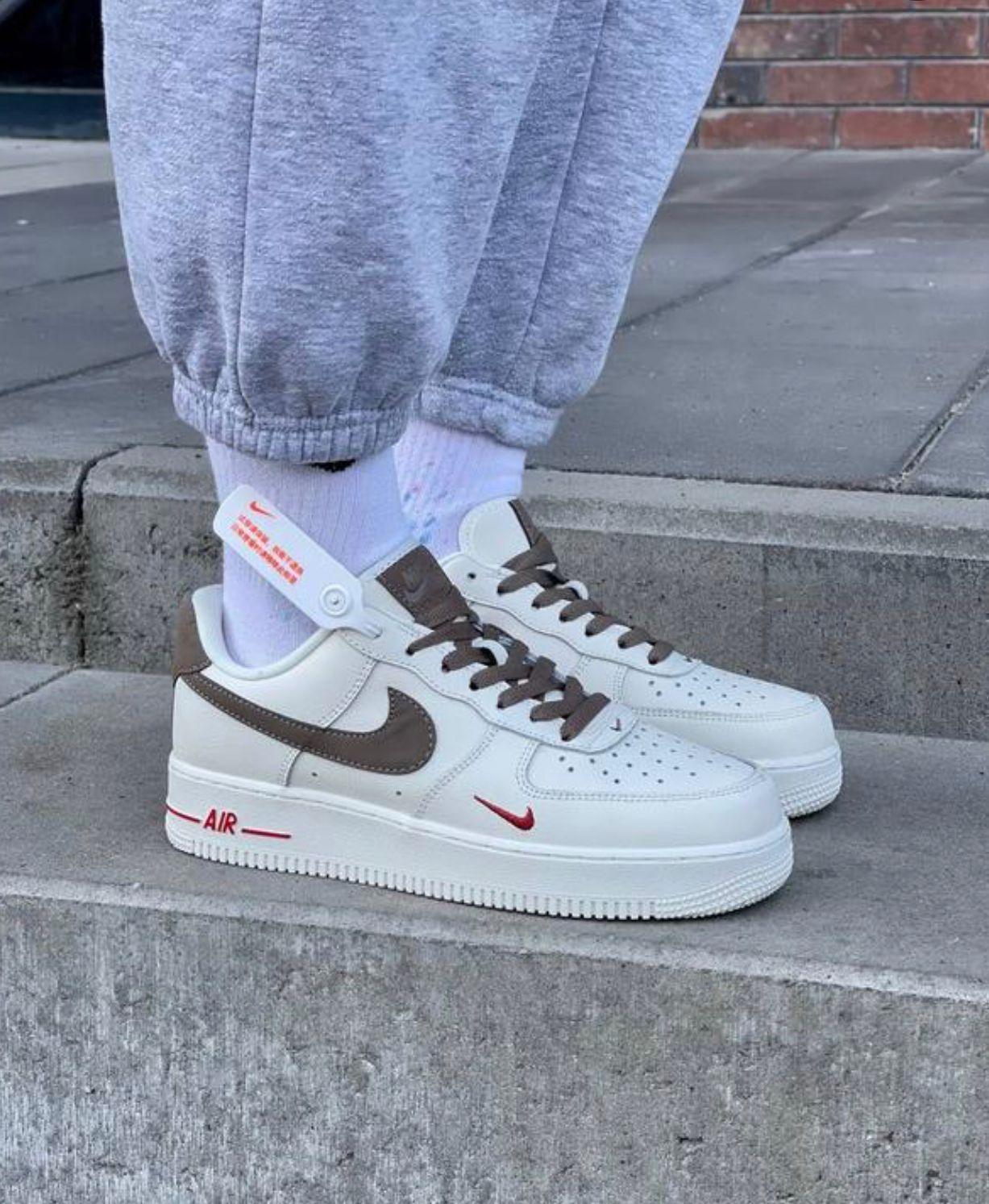 FIRST COPY Nike Airforce 1 low 07 PRM Brown For Men - Image 2