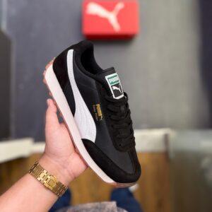 FIRST COPY PUMA EASY RIDER BLACK WHITE FOR MEN