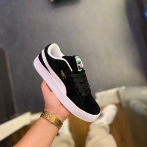 FIRST COPY PUMA SUEDE CLASSIC XL BLACK WHITE