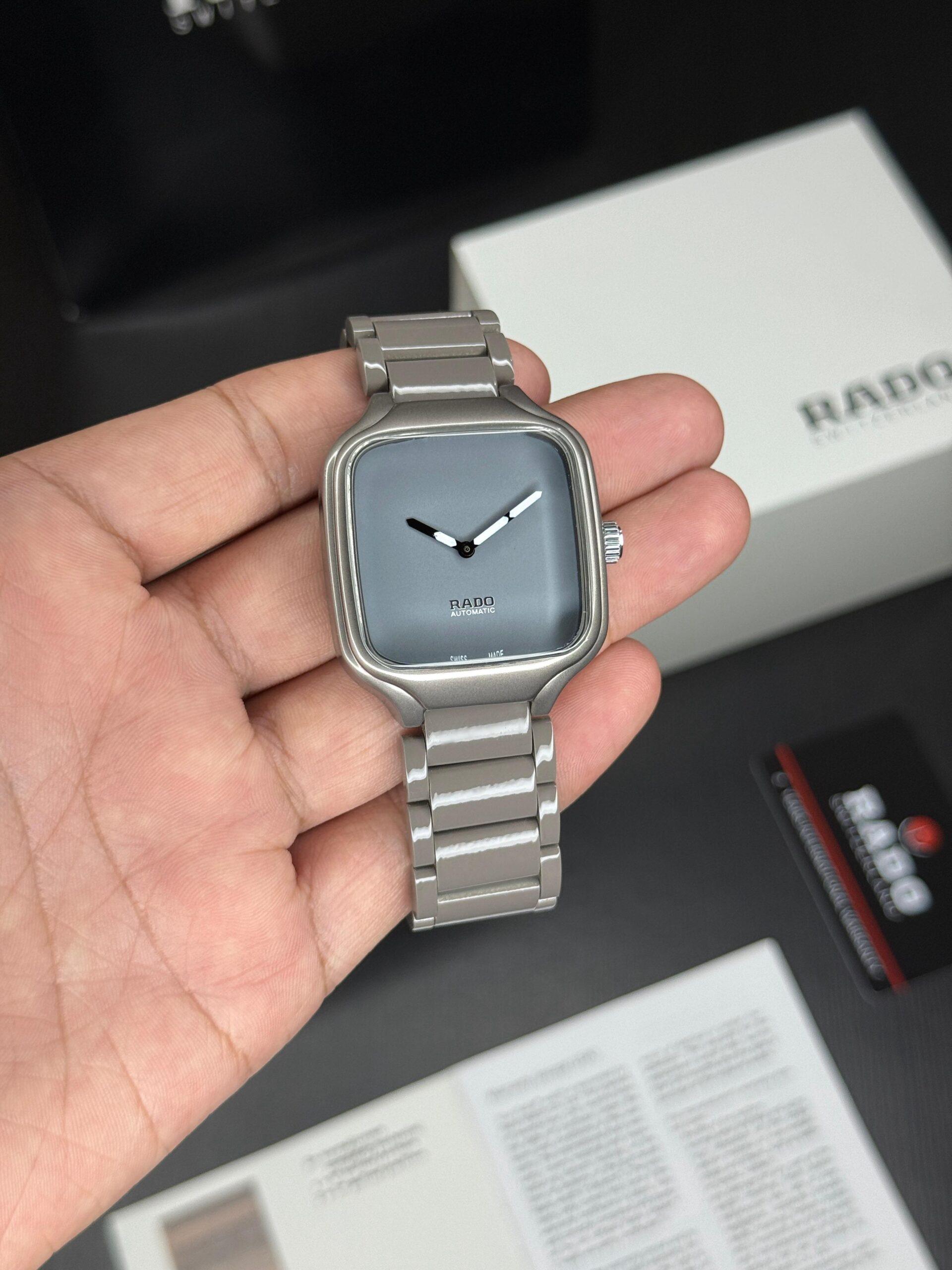 FIRST COPY Rado True Square Undigital Full Grey Watch