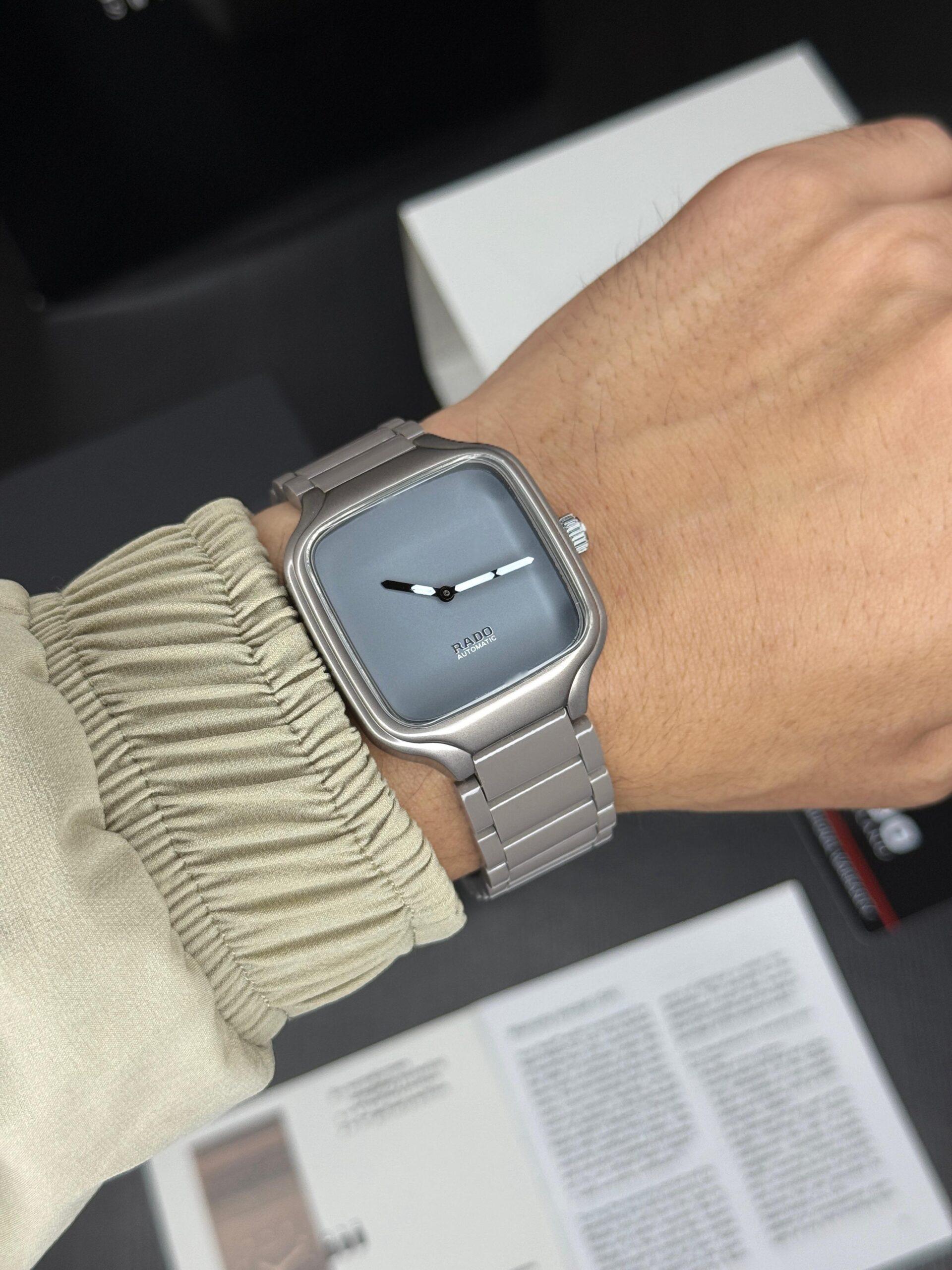 FIRST COPY Rado True Square Undigital Full Grey Watch - Image 2