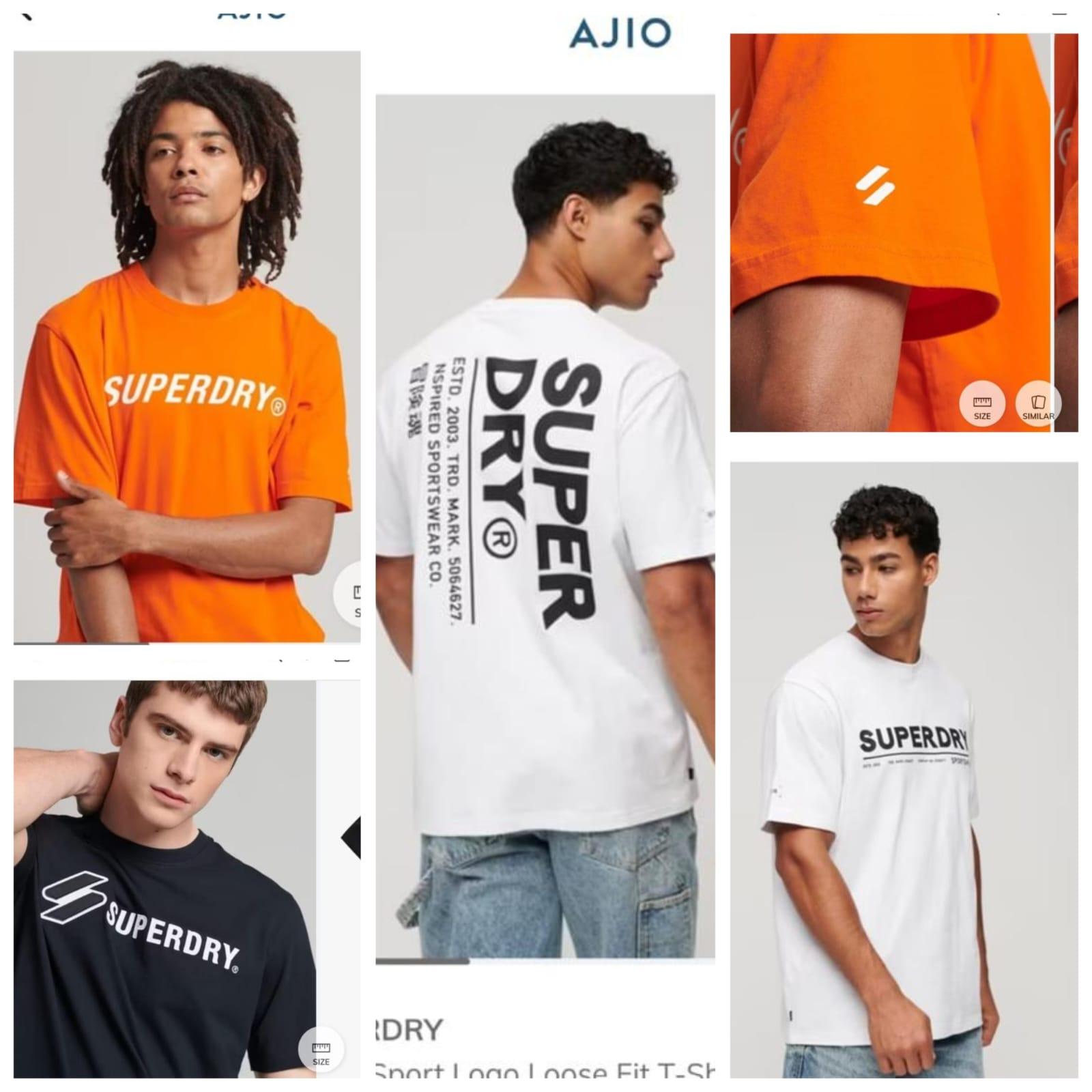 FIRST COPY SUPERDRY COTTON LYCRA CREW NECK T-SHIRT - Image 2