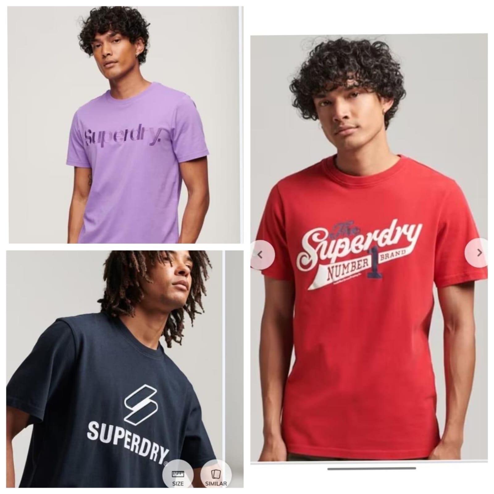 FIRST COPY SUPERDRY COTTON LYCRA CREW NECK T-SHIRT - Image 6
