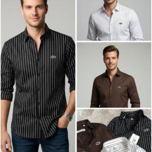 LACOSTE ORIGINAL COTTON PREMIUM SHIRTS