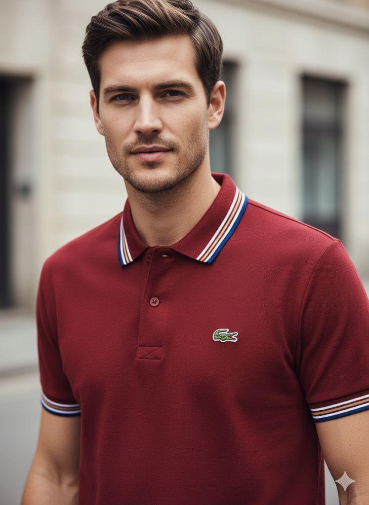 FIRST COPY LACOSTE IMPORTED QUALITY EXCLUSIVE POLO TEES - Image 2